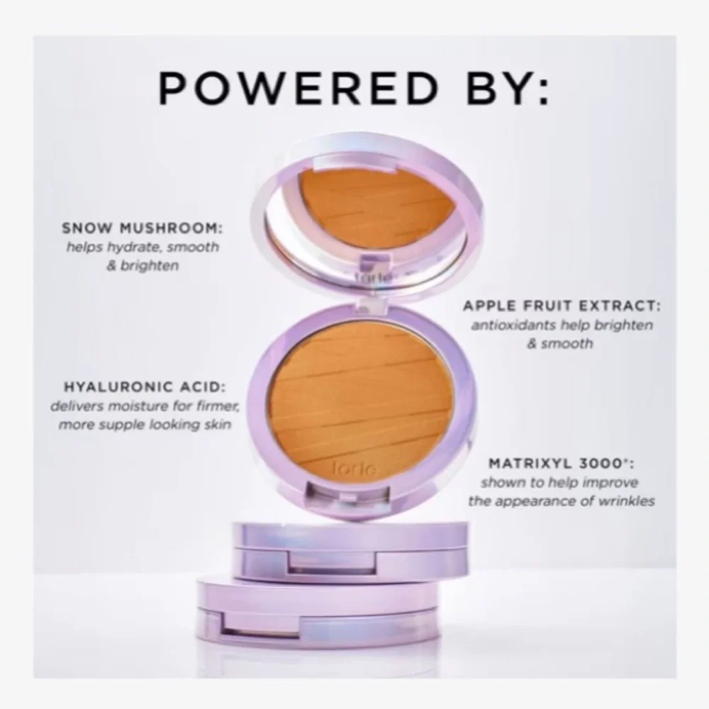 NEW Tarte shape tape Powder Foundation Deep Sand